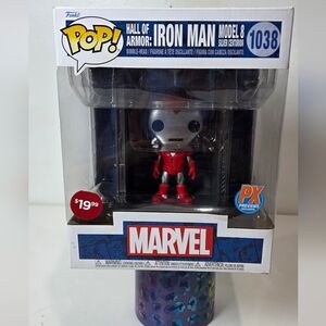 ☀️Funko Pop: Marvel Hall of Armor: Iron Man Model 8 Silver Centurion #1038 NIB